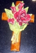 Croix en majolique