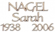 Lettres en bronze