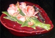 Fleur en majolique