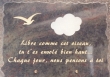 Plaque pour columbarium