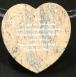 Coeur gravé en granit